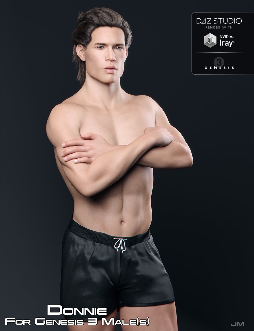 Donnie for Genesis 3 Male(s) by: JavierMicheal, 3D Models by Daz 3D