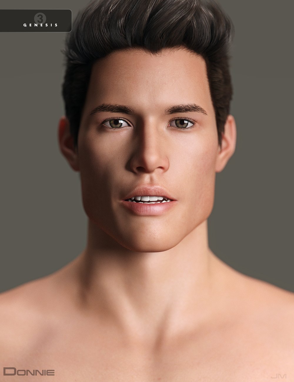 Donnie for Genesis 3 Male(s) by: JavierMicheal, 3D Models by Daz 3D