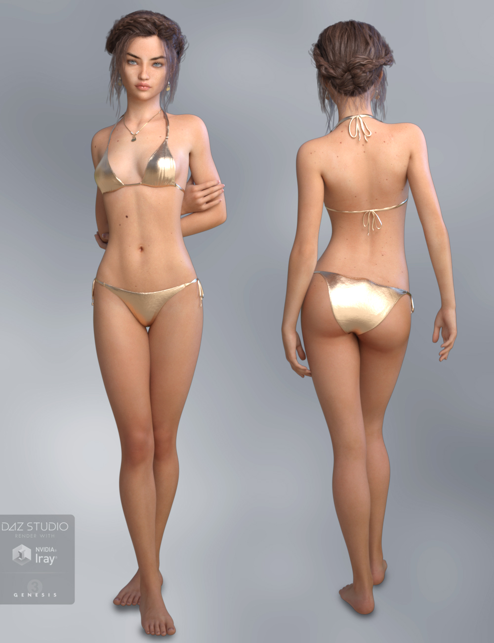 P3D Angel HD for Genesis 3 Female by: P3Design, 3D Models by Daz 3D