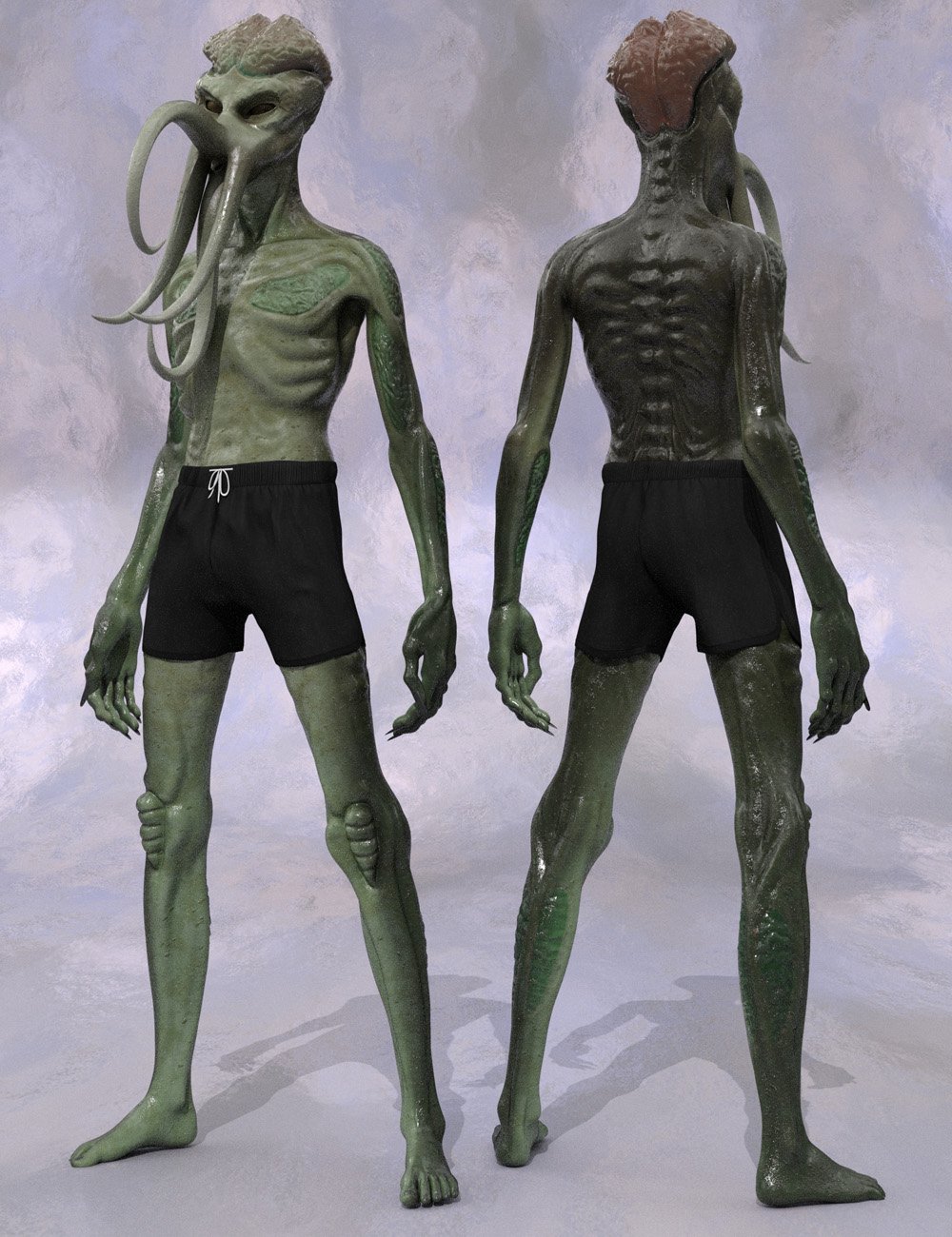The Elder One for Genesis 3 Male by: Valandar, 3D Models by Daz 3D