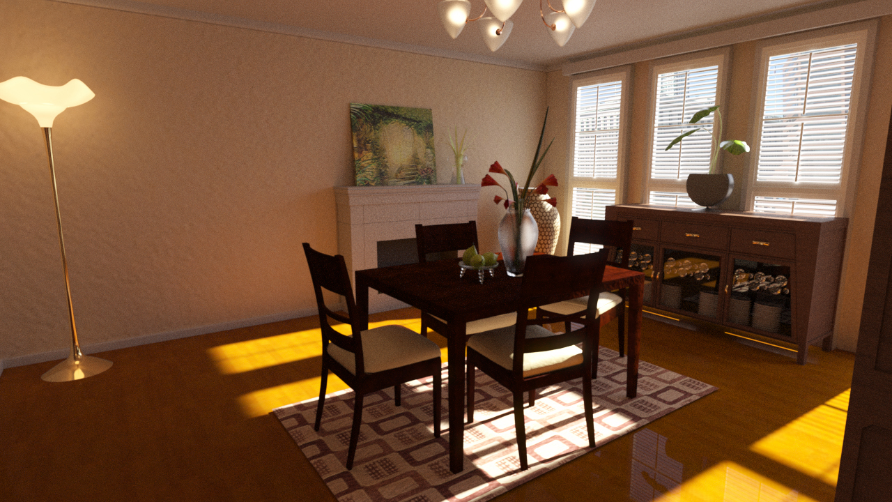 City Dining Room by: PerspectX, 3D Models by Daz 3D