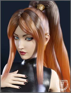 Strong Ponytail Stylized Hair for Genesis 3 Female(s) [Documentation ...