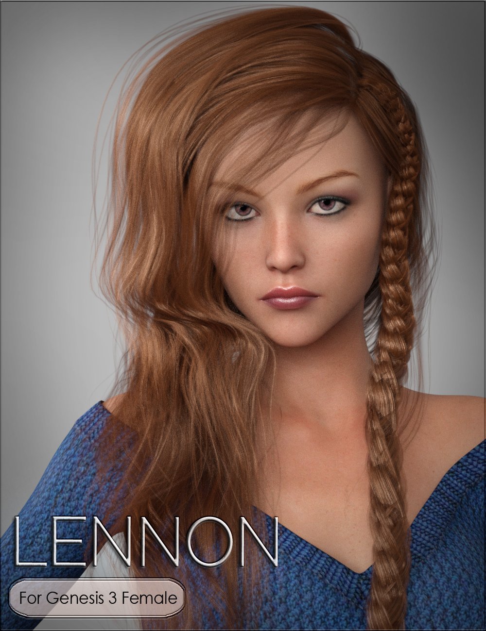 HPVYK Lennon for Genesis 3 Female by: vyktohriaSR3, 3D Models by Daz 3D