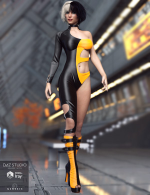 Two Phased Outfit for Genesis 3 Female(s) by: Lilflame, 3D Models by Daz 3D