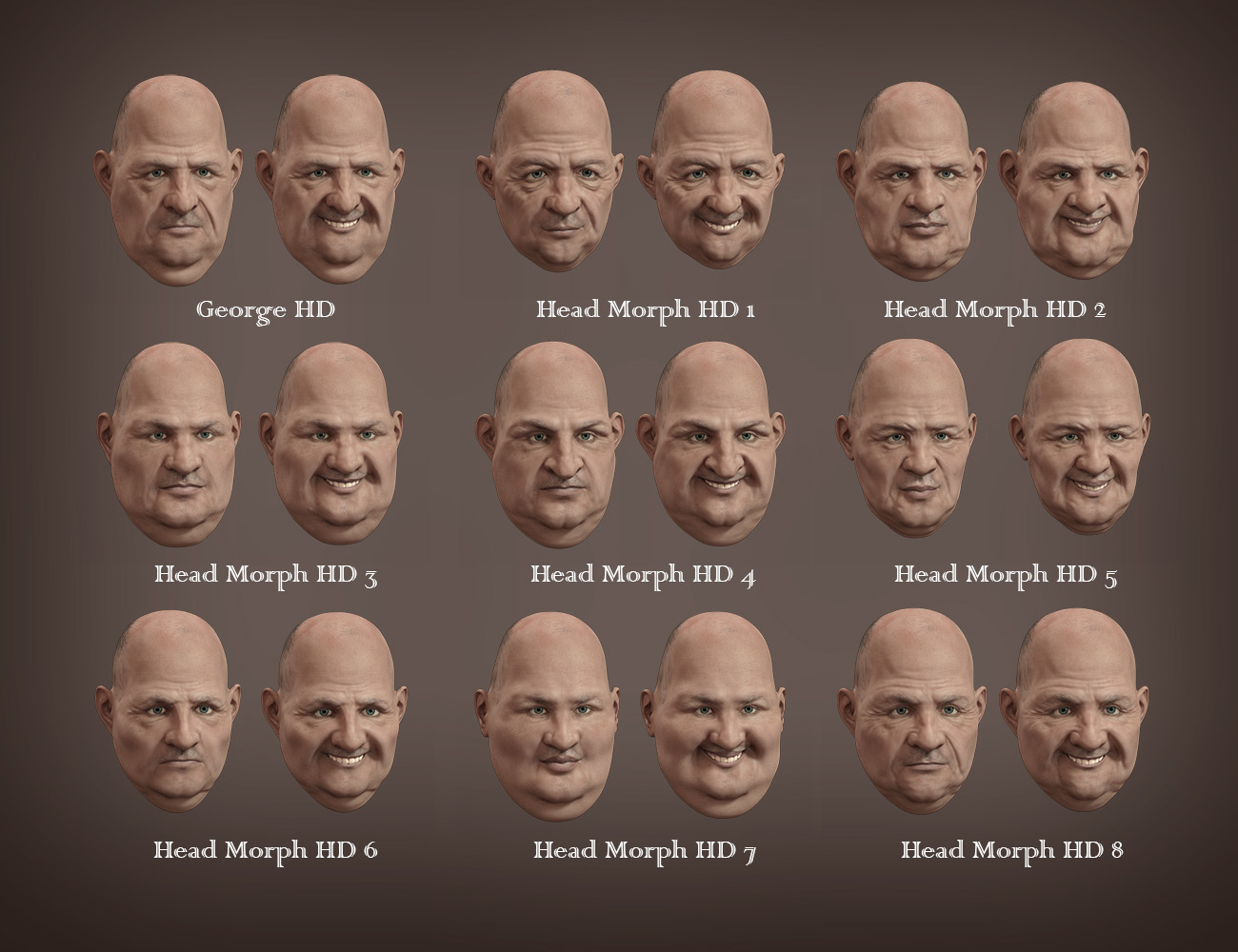 George Expandable by: Deepsea, 3D Models by Daz 3D