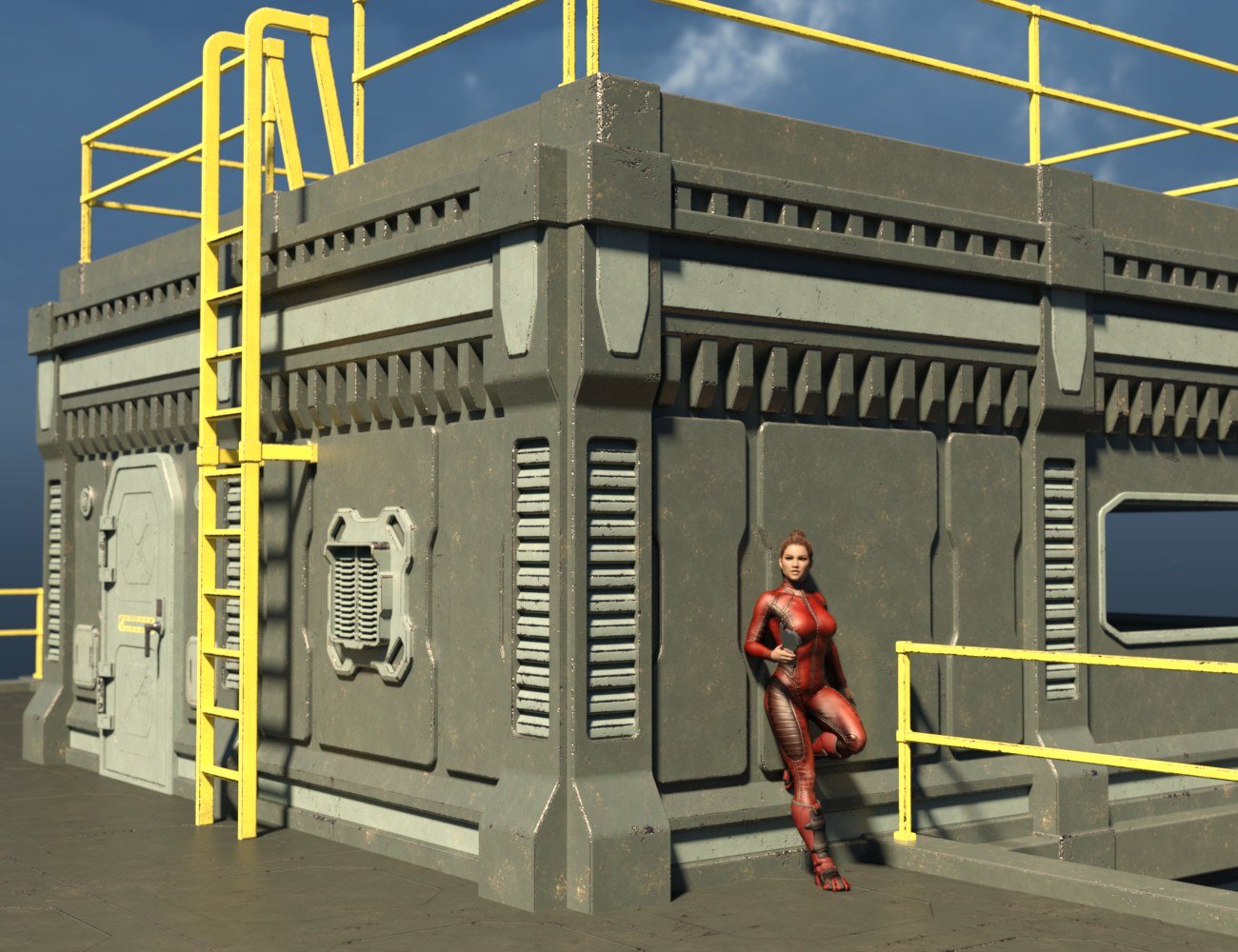 Nexus Base Building 1337 by: Nightshift3D, 3D Models by Daz 3D
