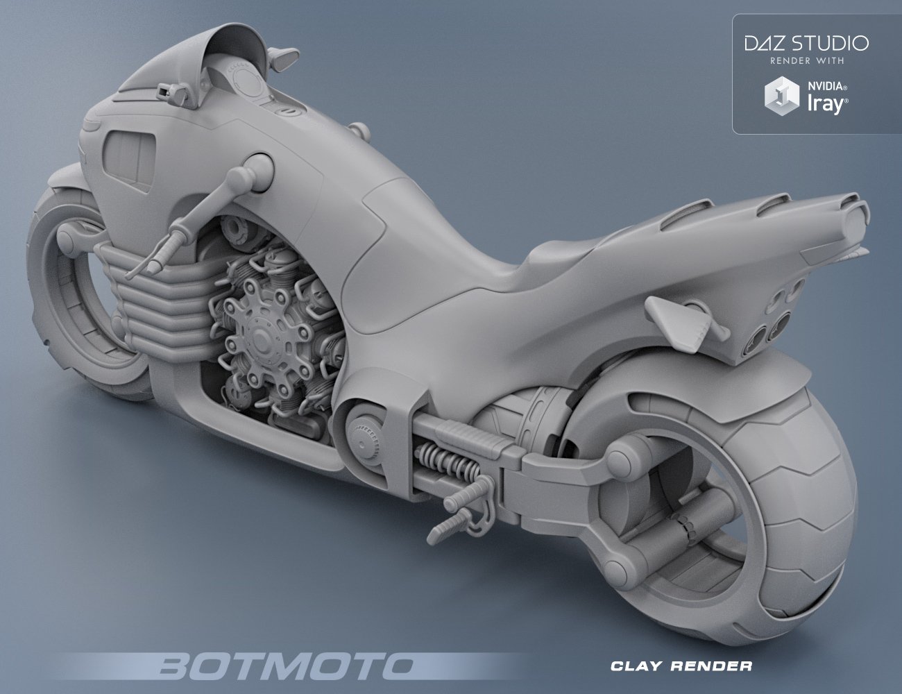 BotMoto by: Parris, 3D Models by Daz 3D