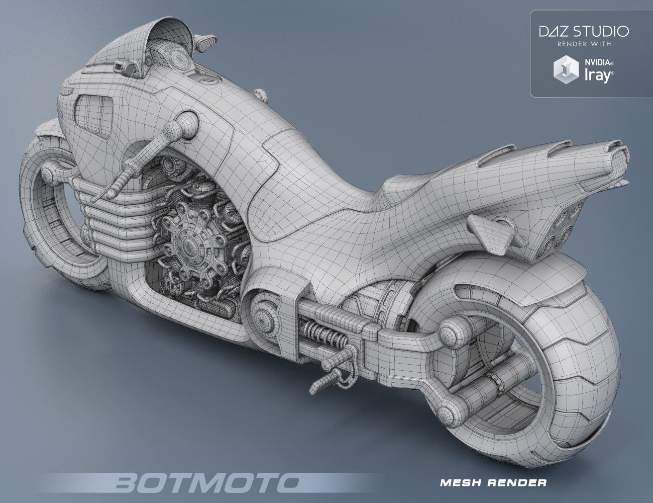 BotMoto by: Parris, 3D Models by Daz 3D