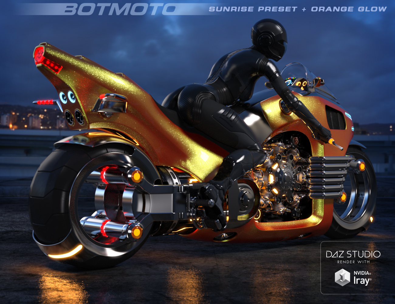 BotMoto BotMoto by: Parris, 3D Models by Daz 3D