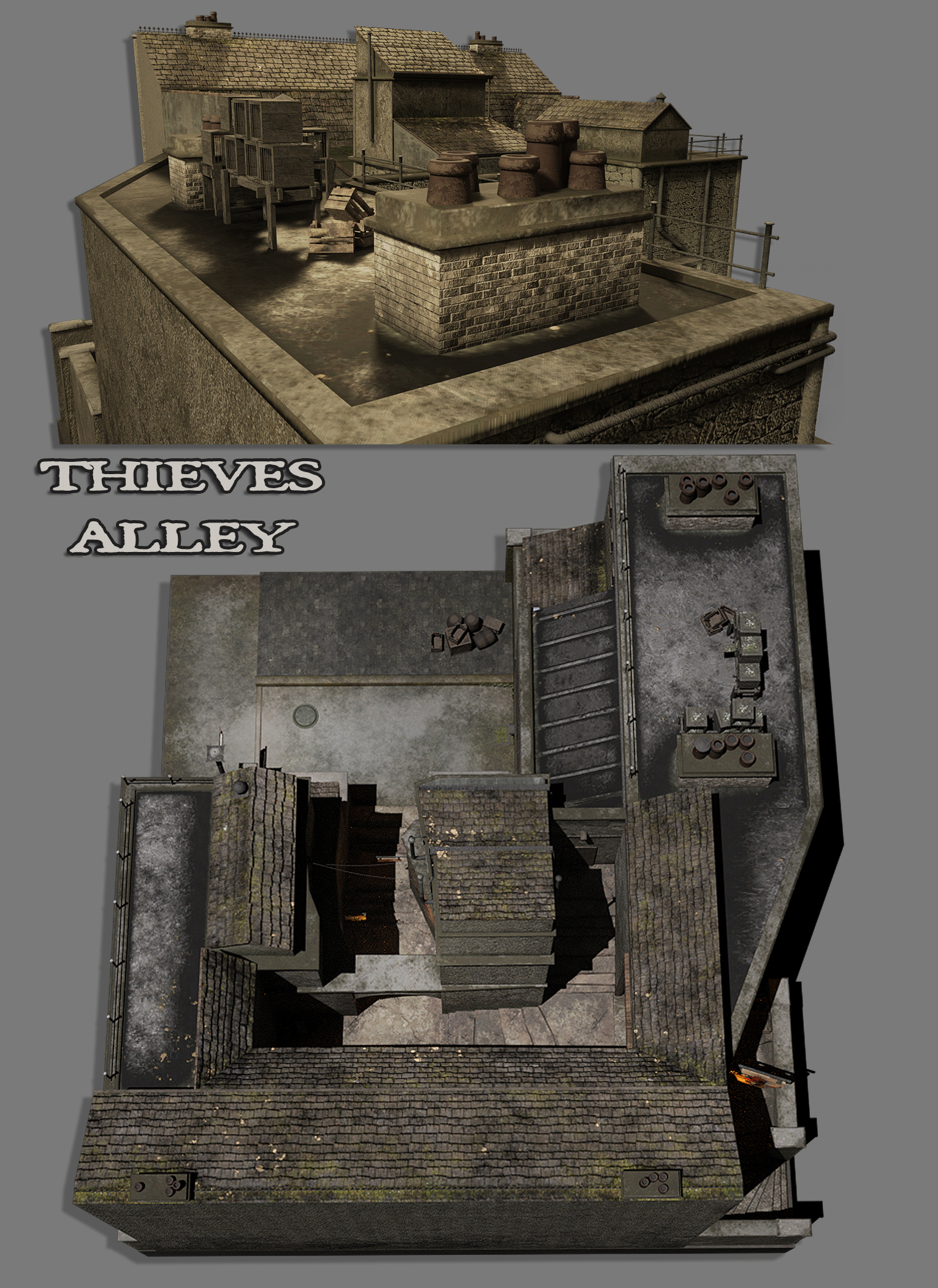 Thieves Alley by: The AntFarm, 3D Models by Daz 3D