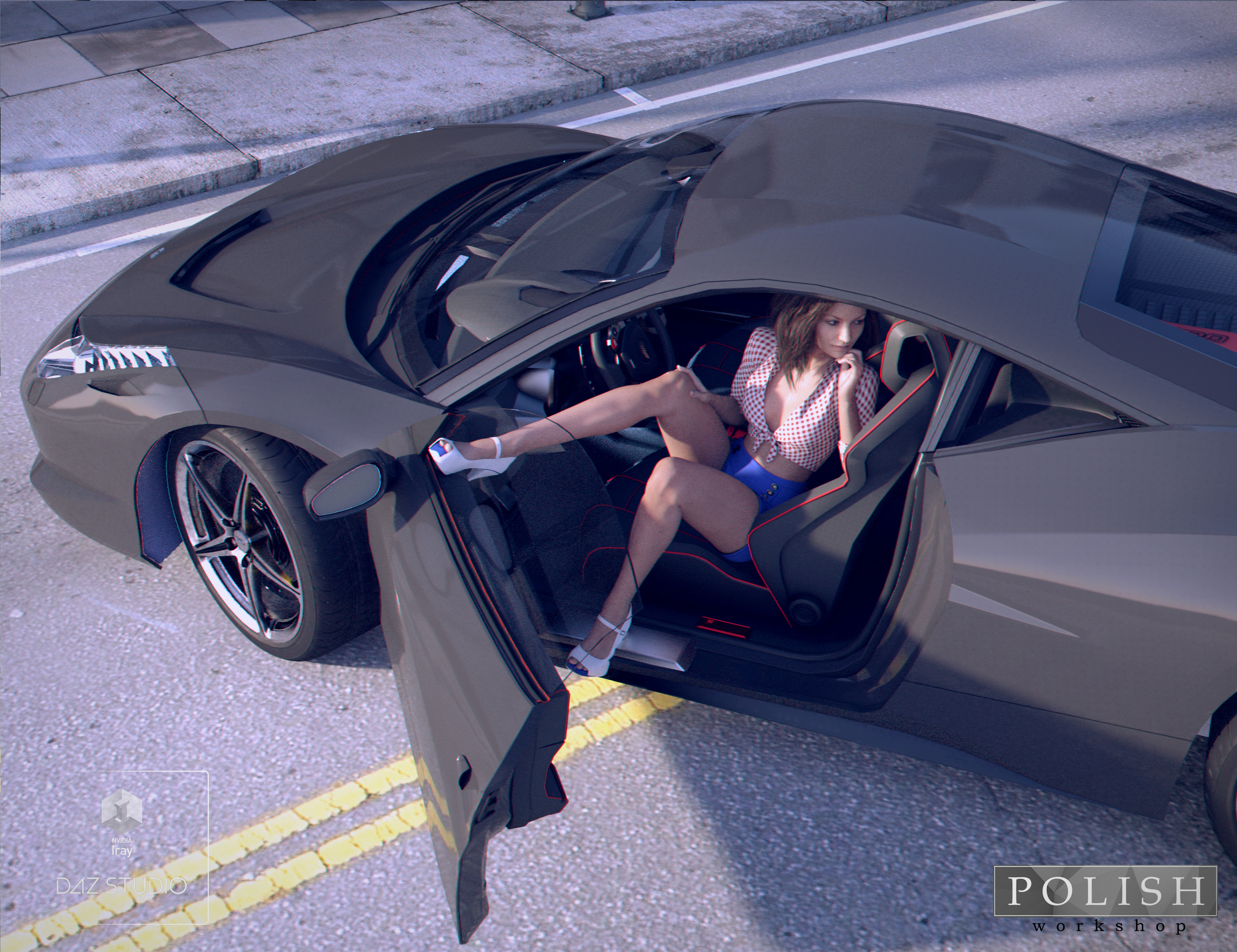 Astro Sport Car by: Polish, 3D Models by Daz 3D