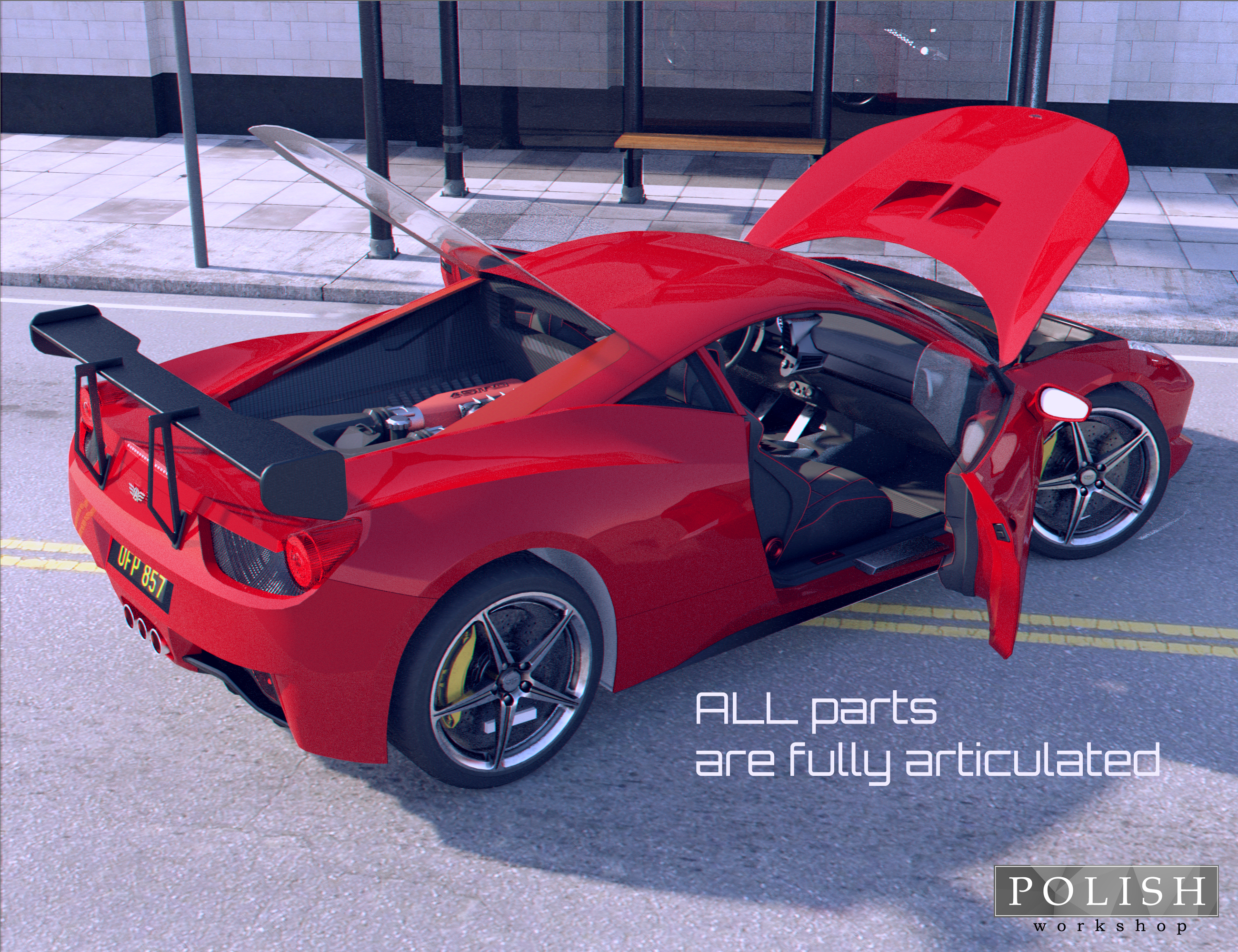 Astro Sport Car by: Polish, 3D Models by Daz 3D