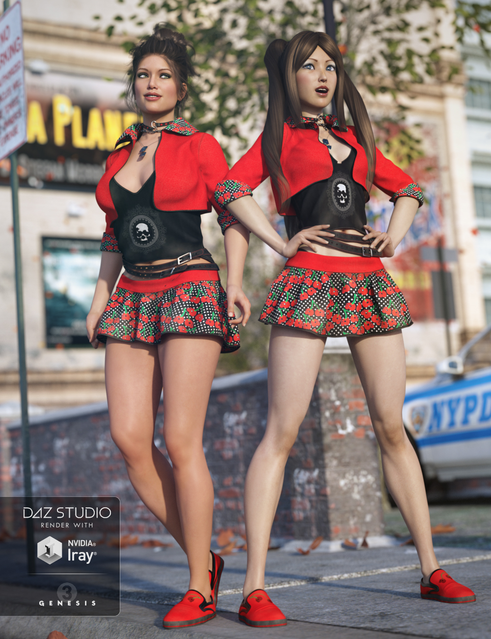 Urban Dweller Outfit for Genesis 3 Female(s) by: Arien, 3D Models by Daz 3D