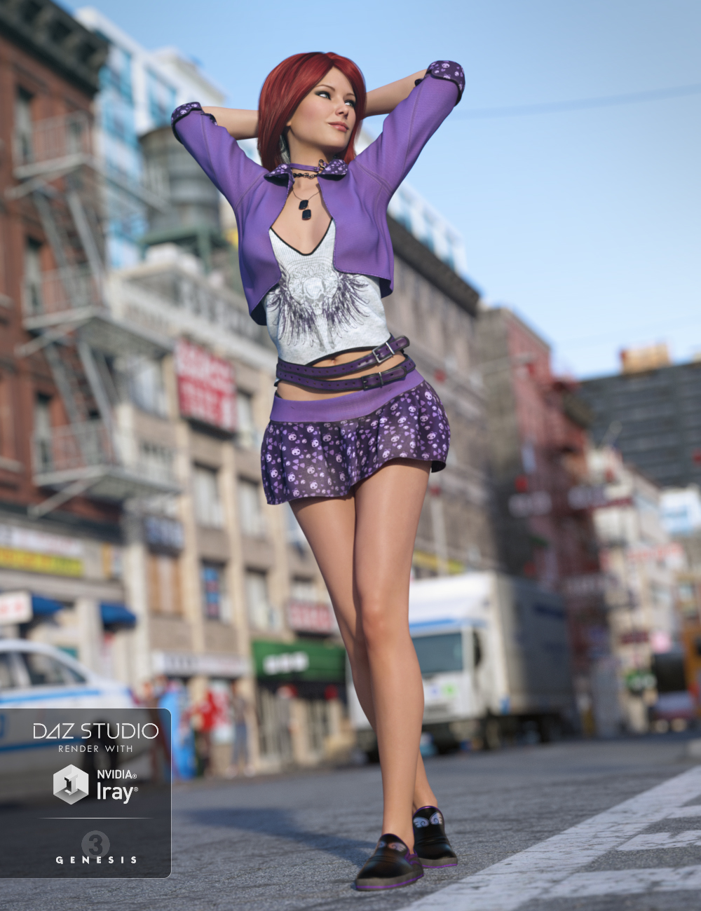 Urban Dweller Outfit Textures by: Arien, 3D Models by Daz 3D