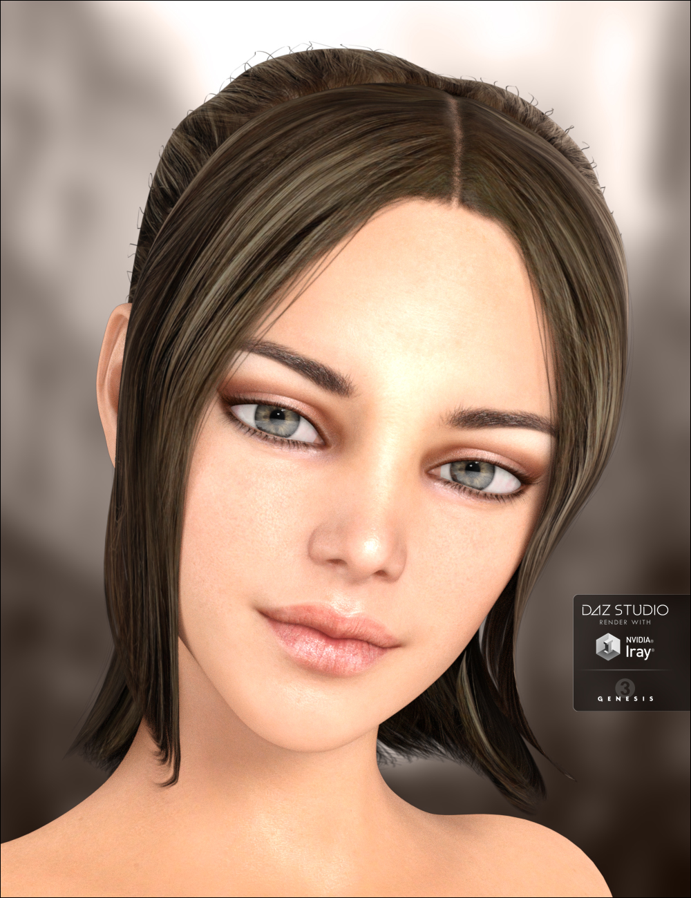 Claudette Hair by: DarkStarBurningMindVision G.D.S., 3D Models by Daz 3D