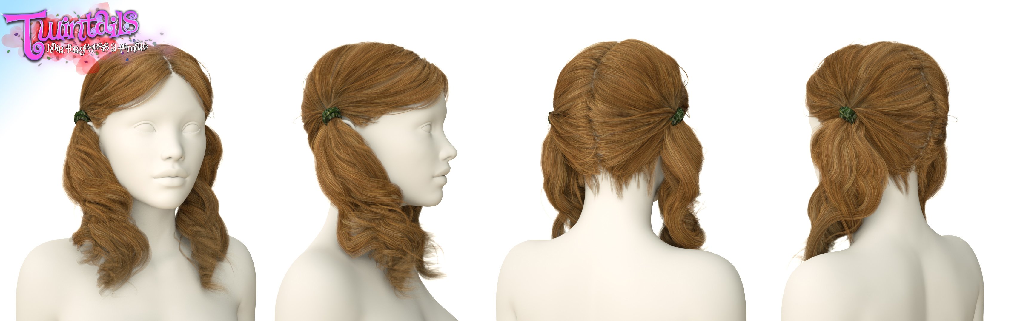 Twin Tails for Genesis 3 Female(s) Twin Tails for Genesis 3 Female(s) by: Aeon Soul, 3D Models by Daz 3D