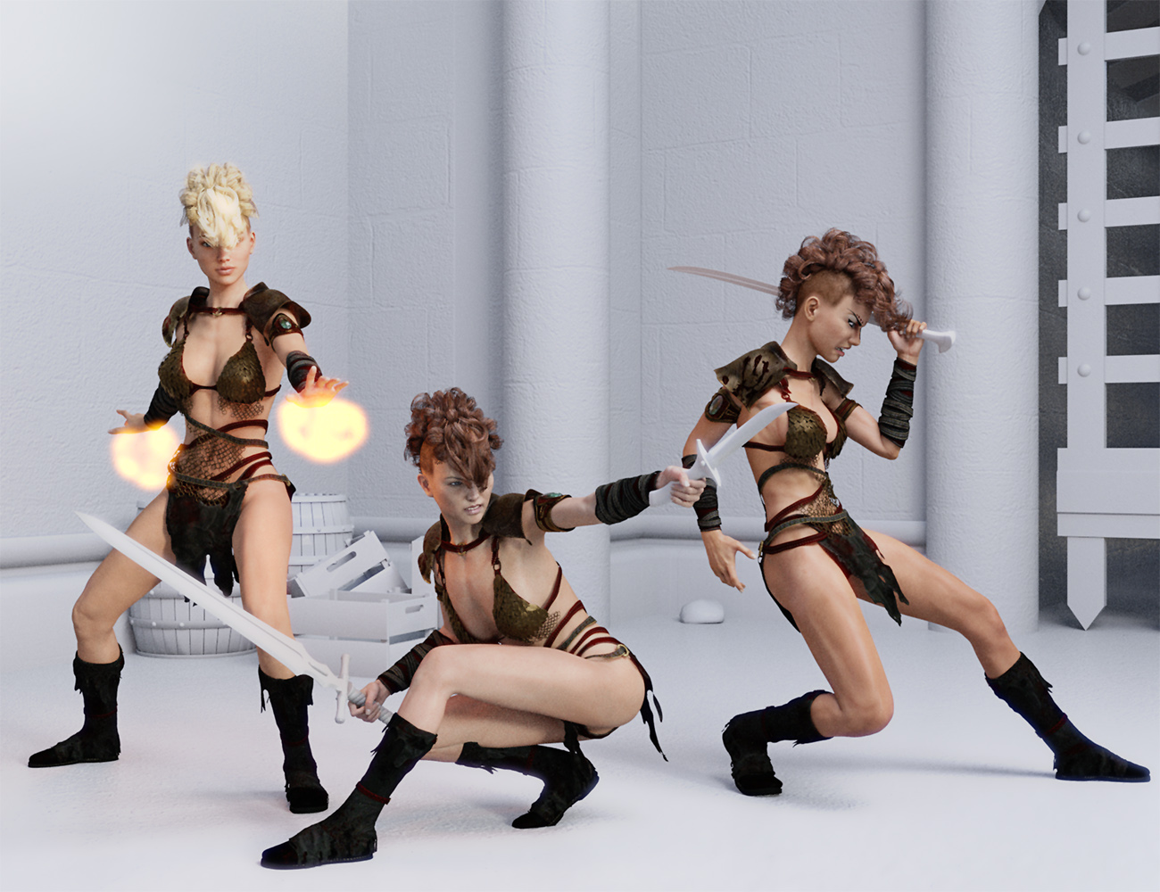 IGD Mystical Mercenary Poses for Genesis 3 Female IGD Mystical Mercenary Poses for Genesis 3 Female by: Islandgirl, 3D Models by Daz 3D