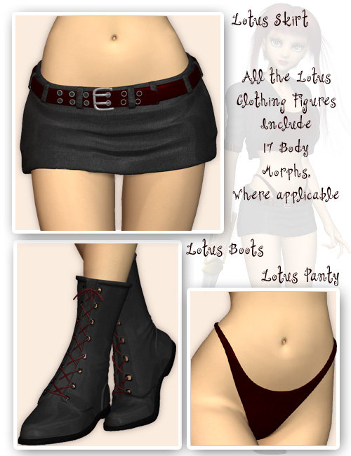 Lotus for Aiko 3.0 Lotus for Aiko 3.0 by: Lourdes, 3D Models by Daz 3D