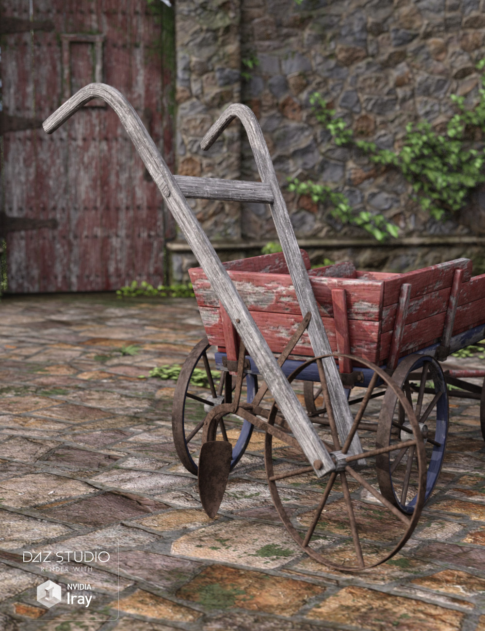 Old Garden - Props and Tools by: Dumor3D, 3D Models by Daz 3D