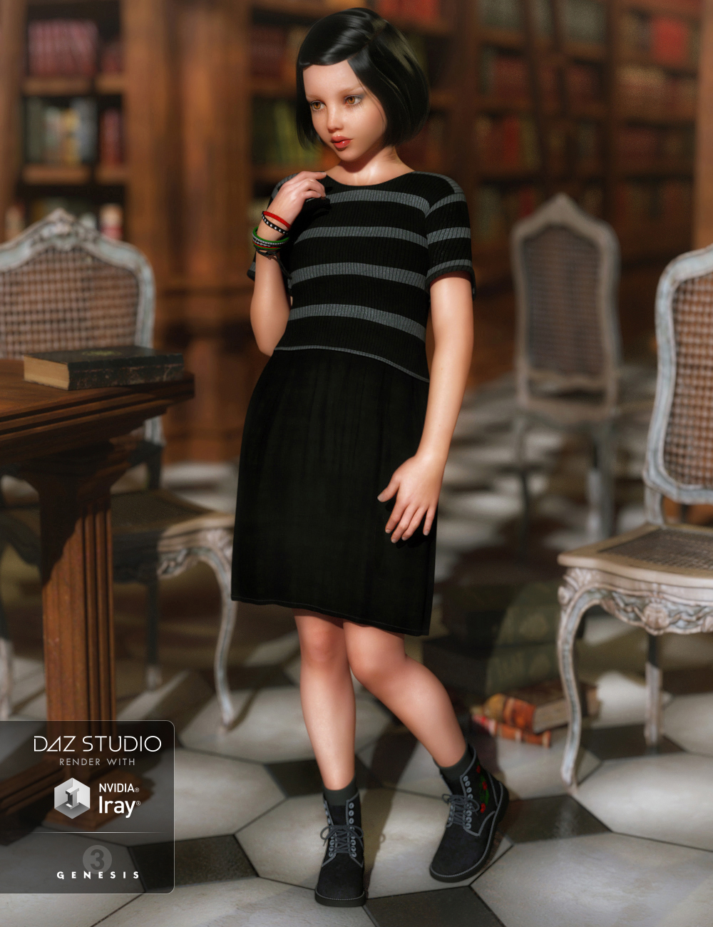 Missy Outfit for Genesis 3 Female(s)