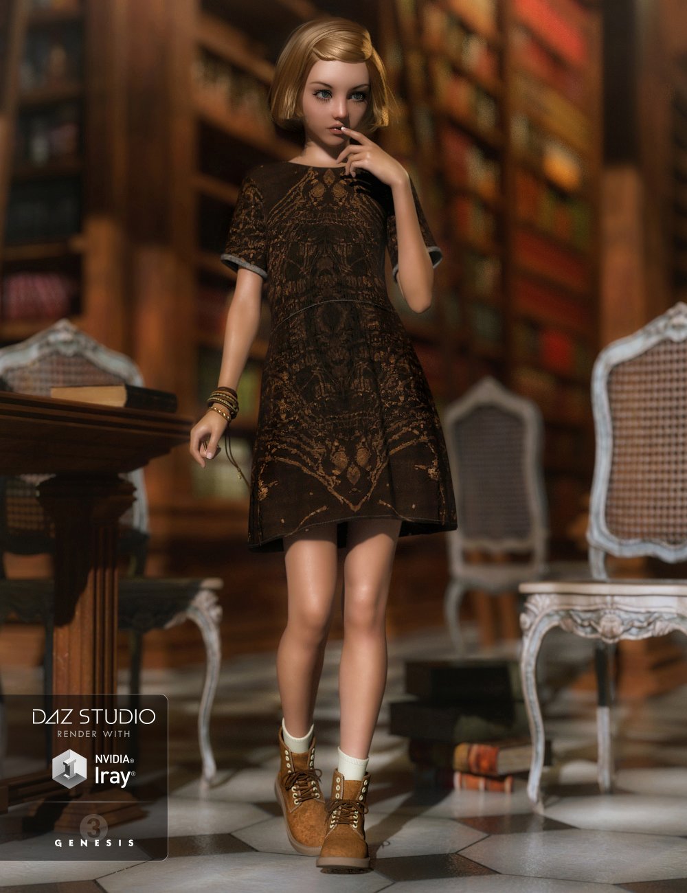 Missy Outfit for Genesis 3 Female(s) | Daz 3D