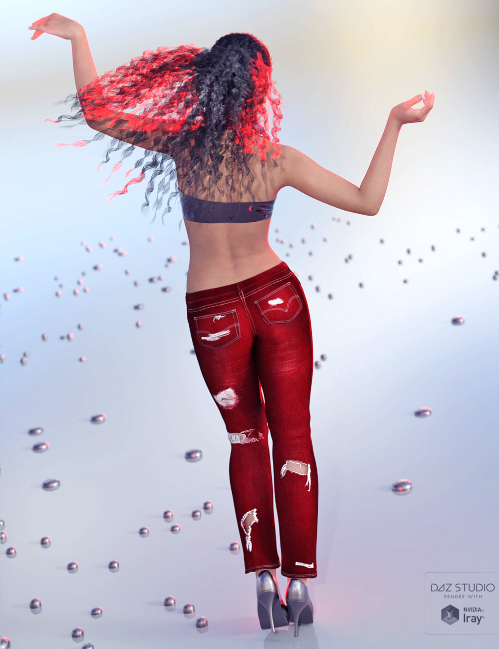 Just Real JeanZ for JeanZ for Genesis 3 Female(s) & Male(s) by: ForbiddenWhispers, 3D Models by Daz 3D
