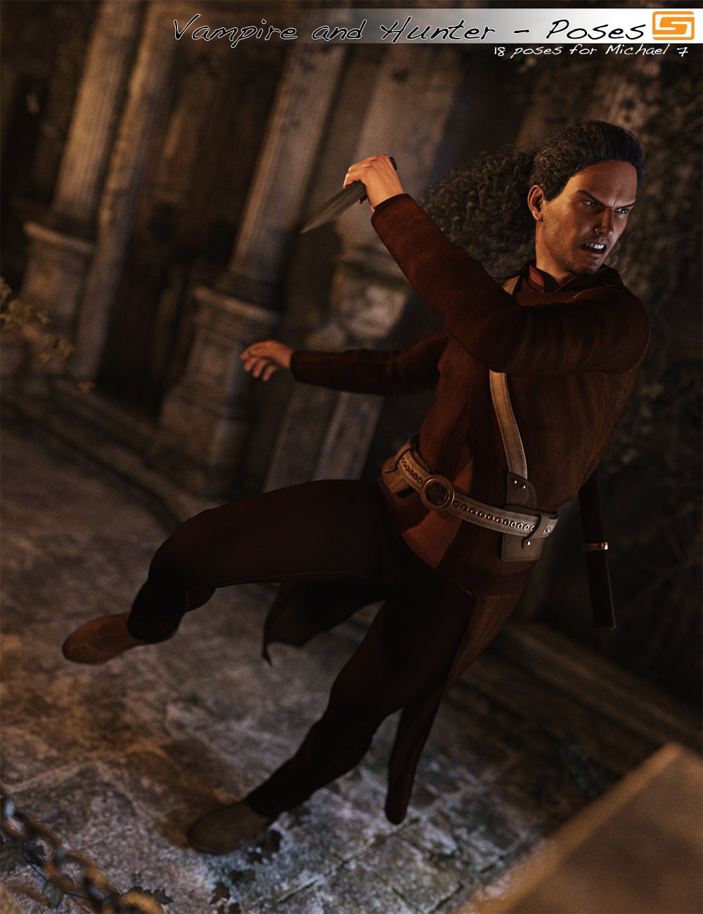 Vampire and Hunter - Poses for Michael 7 Vampire and Hunter - Poses for Michael 7 by: Sedor, 3D Models by Daz 3D