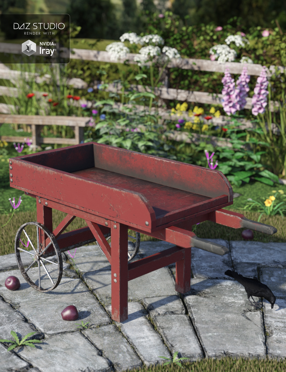 Ye Olde Wheelbarrows Ye Olde Wheelbarrows by: ARTCollab, 3D Models by Daz 3D