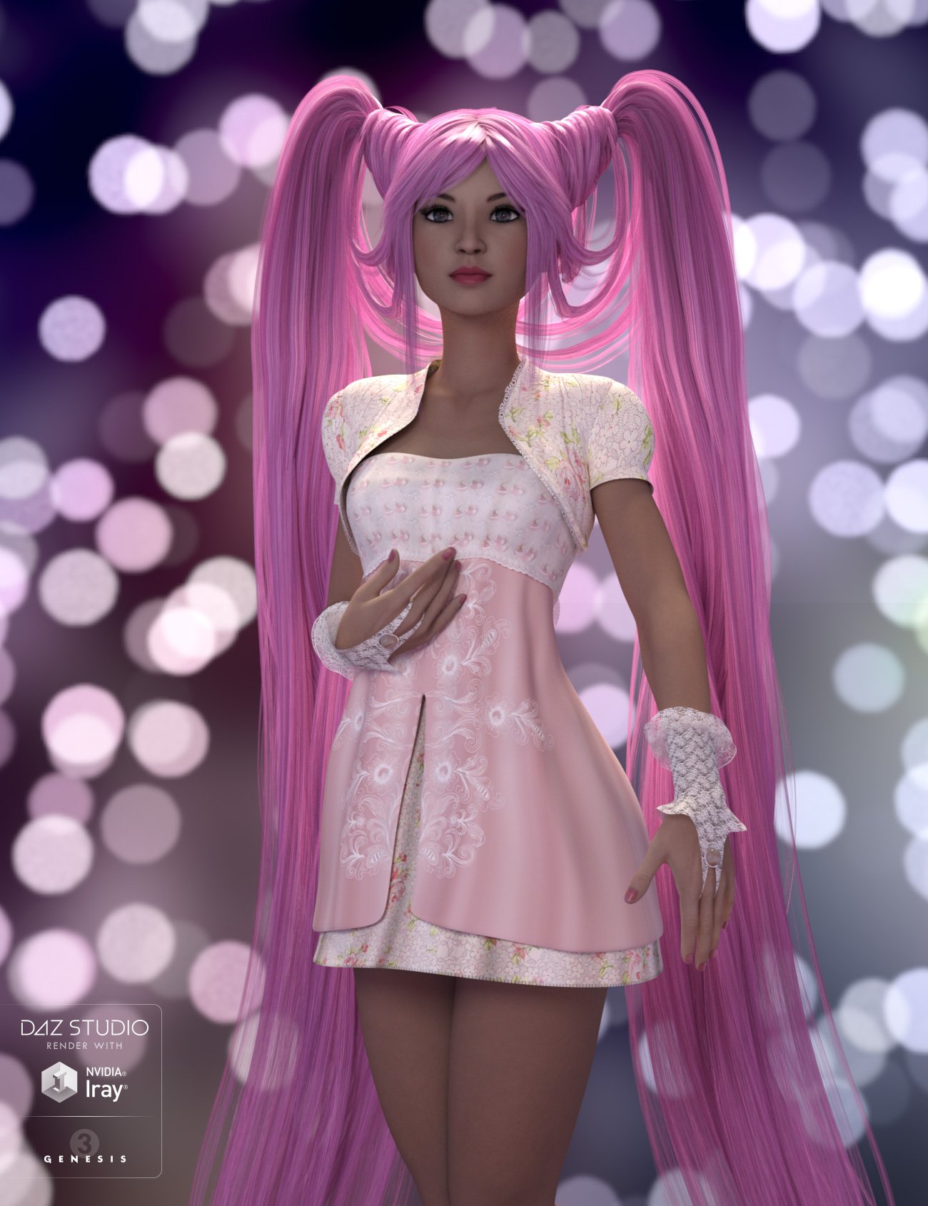 Amethyst Outfit for Genesis 3 Female(s) by: Amaranth, 3D Models by Daz 3D