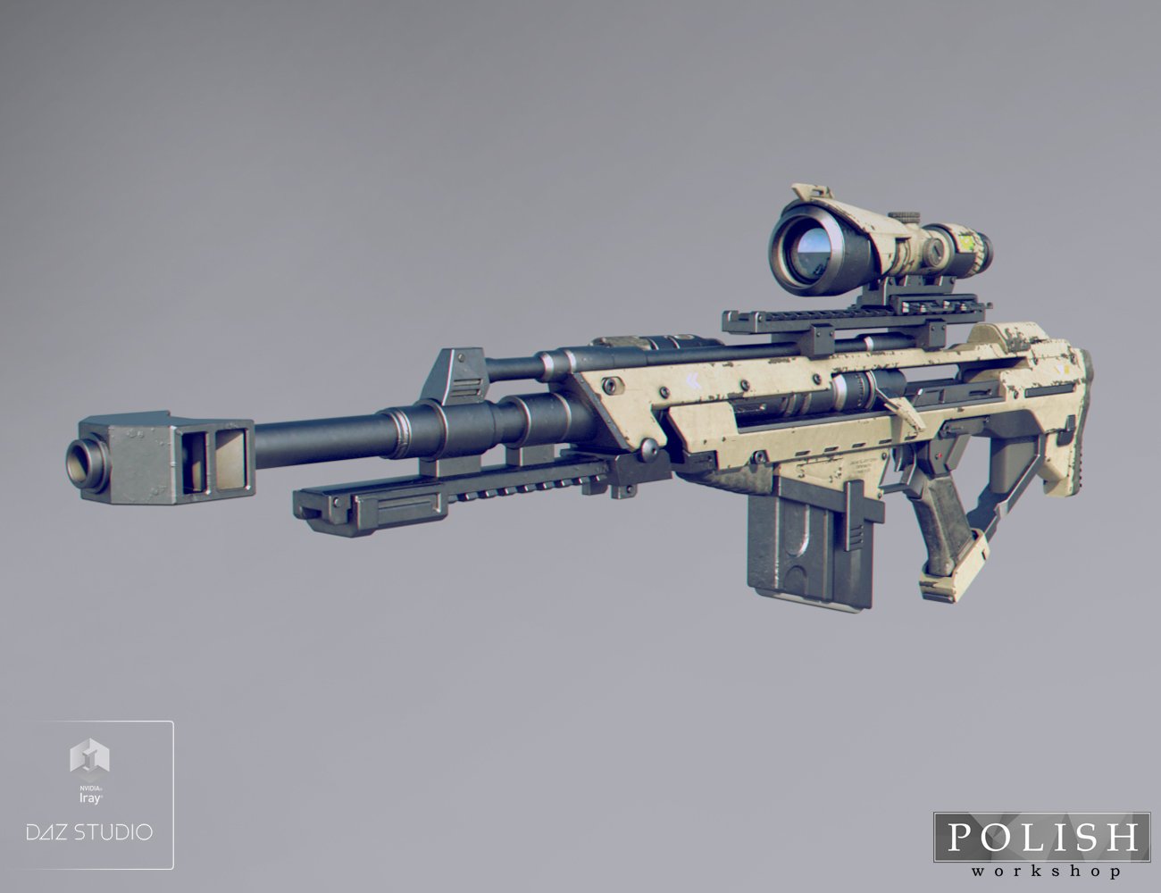 MKS Tactical Sniper Rifle and Poses MKS Tactical Sniper Rifle and Poses by: Polish, 3D Models by Daz 3D