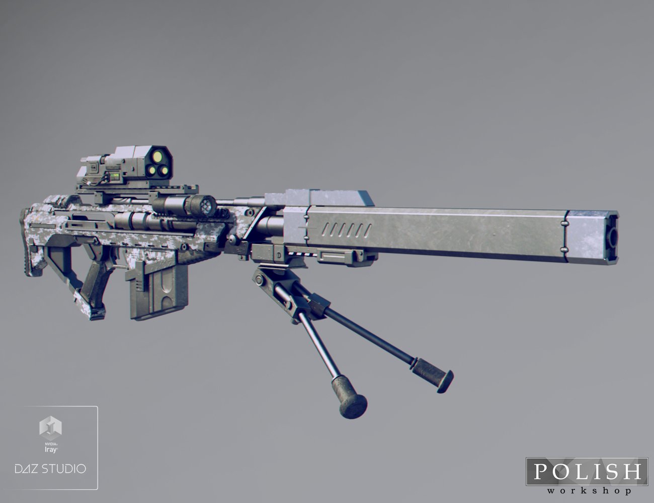 MKS Tactical Sniper Rifle and Poses MKS Tactical Sniper Rifle and Poses by: Polish, 3D Models by Daz 3D