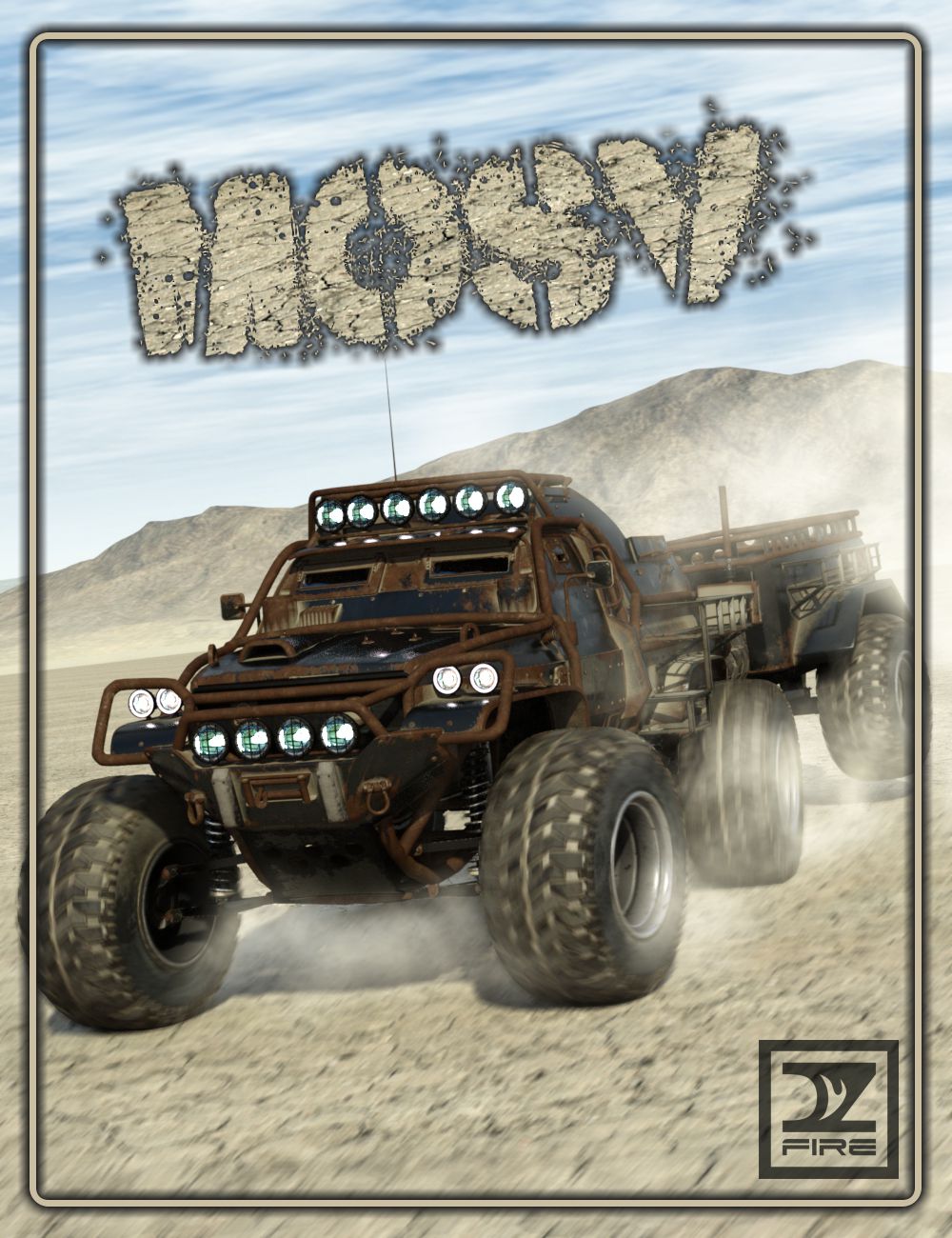MOSV Medium Open Scout Vehicle by: DzFire, 3D Models by Daz 3D