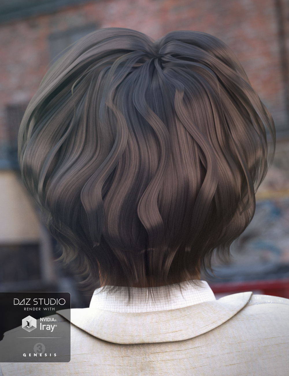 Kameron Hair for Genesis 3 Male(s) by: Propschick, 3D Models by Daz 3D