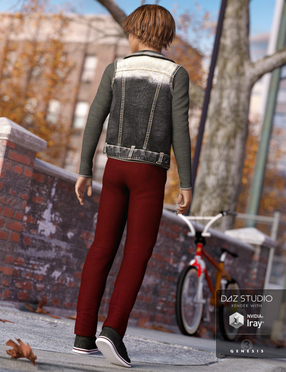 Everyday Casual Outfit for Genesis 3 Male(s) by: MadaSarsa, 3D Models by Daz 3D
