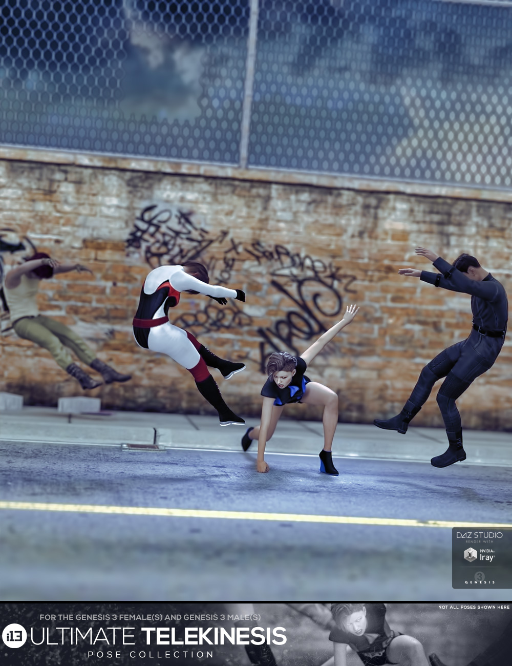 i13 Ultimate Telekinesis Pose Collection i13 Ultimate Telekinesis Pose Collection by: ironman13, 3D Models by Daz 3D