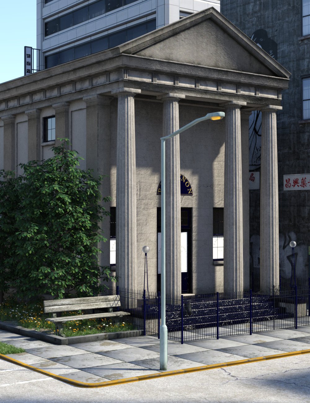 Parthenon Club by: TangoAlpha, 3D Models by Daz 3D