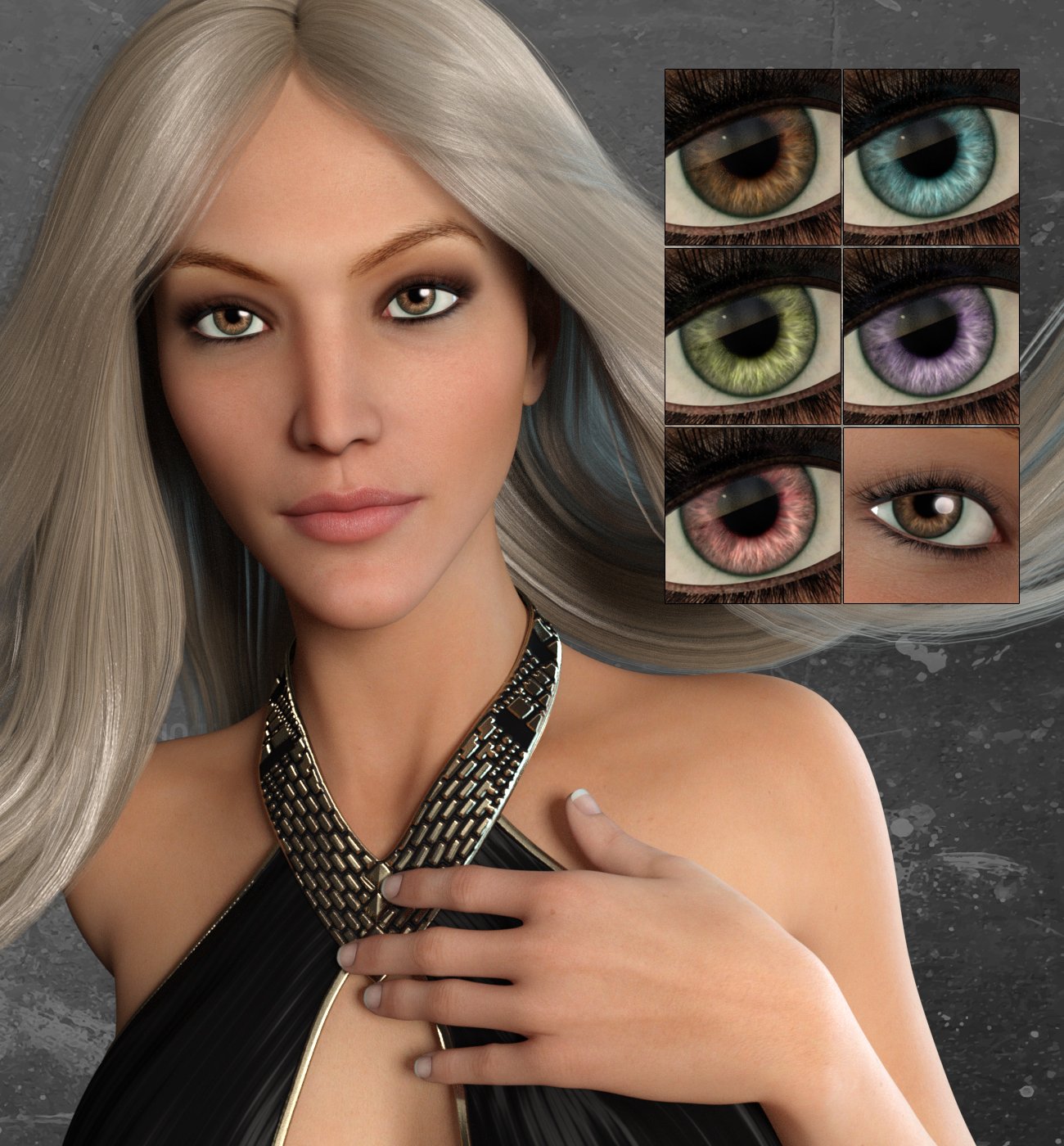 Heroes & Villains: Dee Vious for Genesis 3 Female by: SR3, 3D Models by Daz 3D