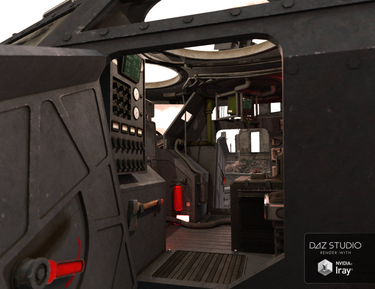 Fenneck Truck by: GavagaiMely3D, 3D Models by Daz 3D