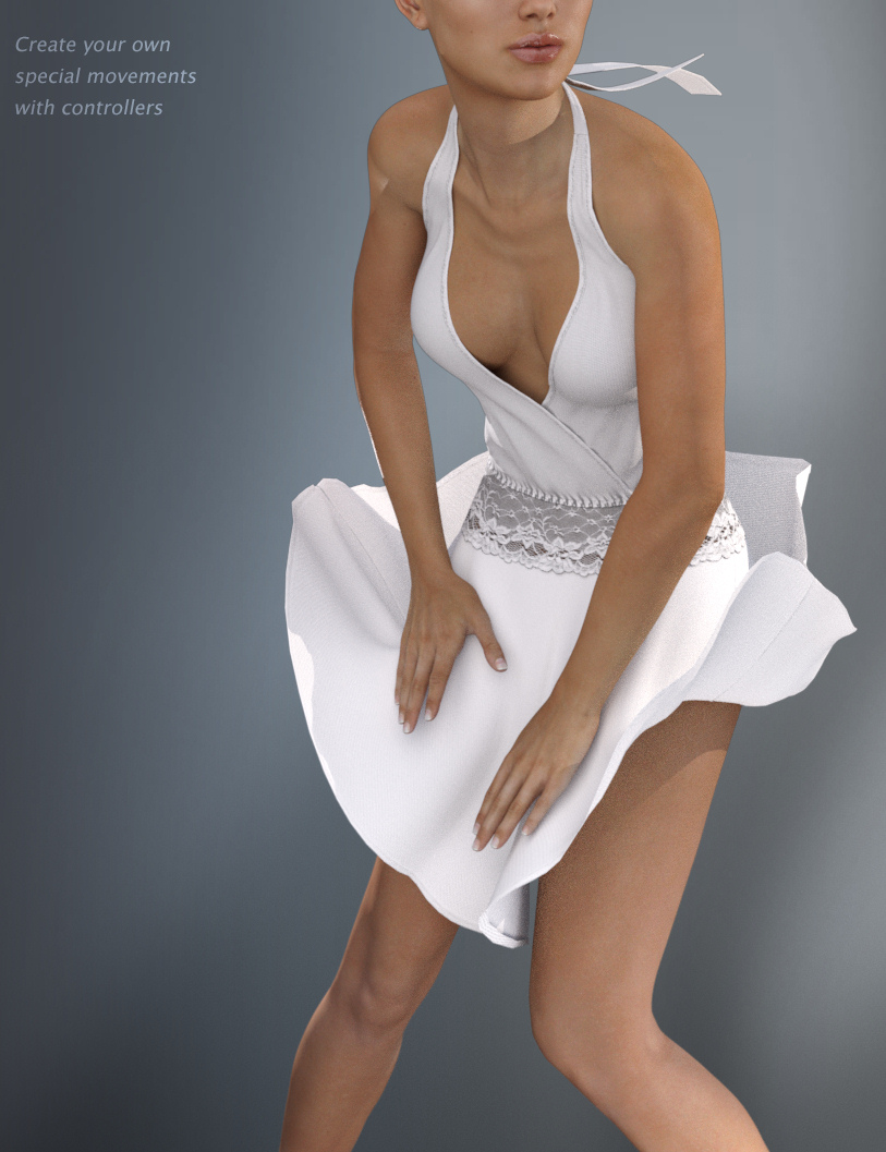 Hongyu's Evening Dress for Genesis 3 Female(s) by: hongyu, 3D Models by Daz 3D