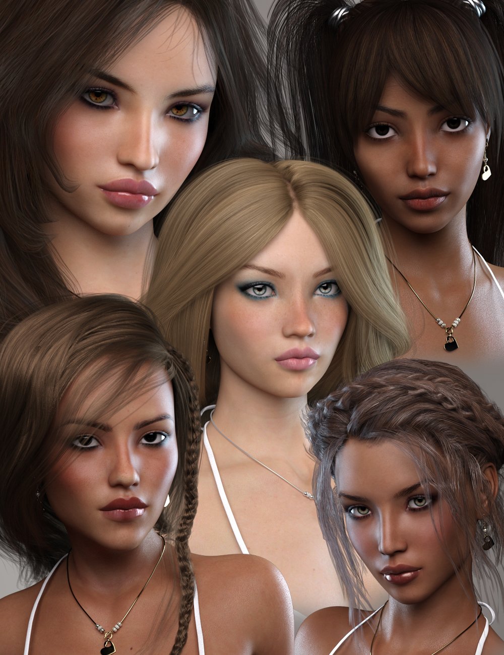 Genesis 3 Female Morph Package by: P3Design, 3D Models by Daz 3D