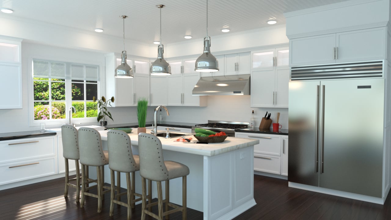 Modern Kitchen by: PerspectX, 3D Models by Daz 3D