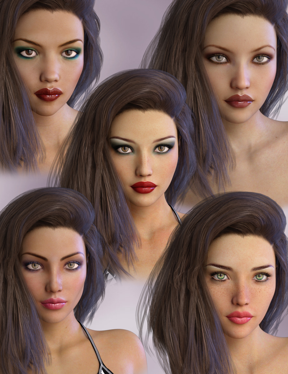 Genesis 3 Female Morph Package II by: P3Design, 3D Models by Daz 3D