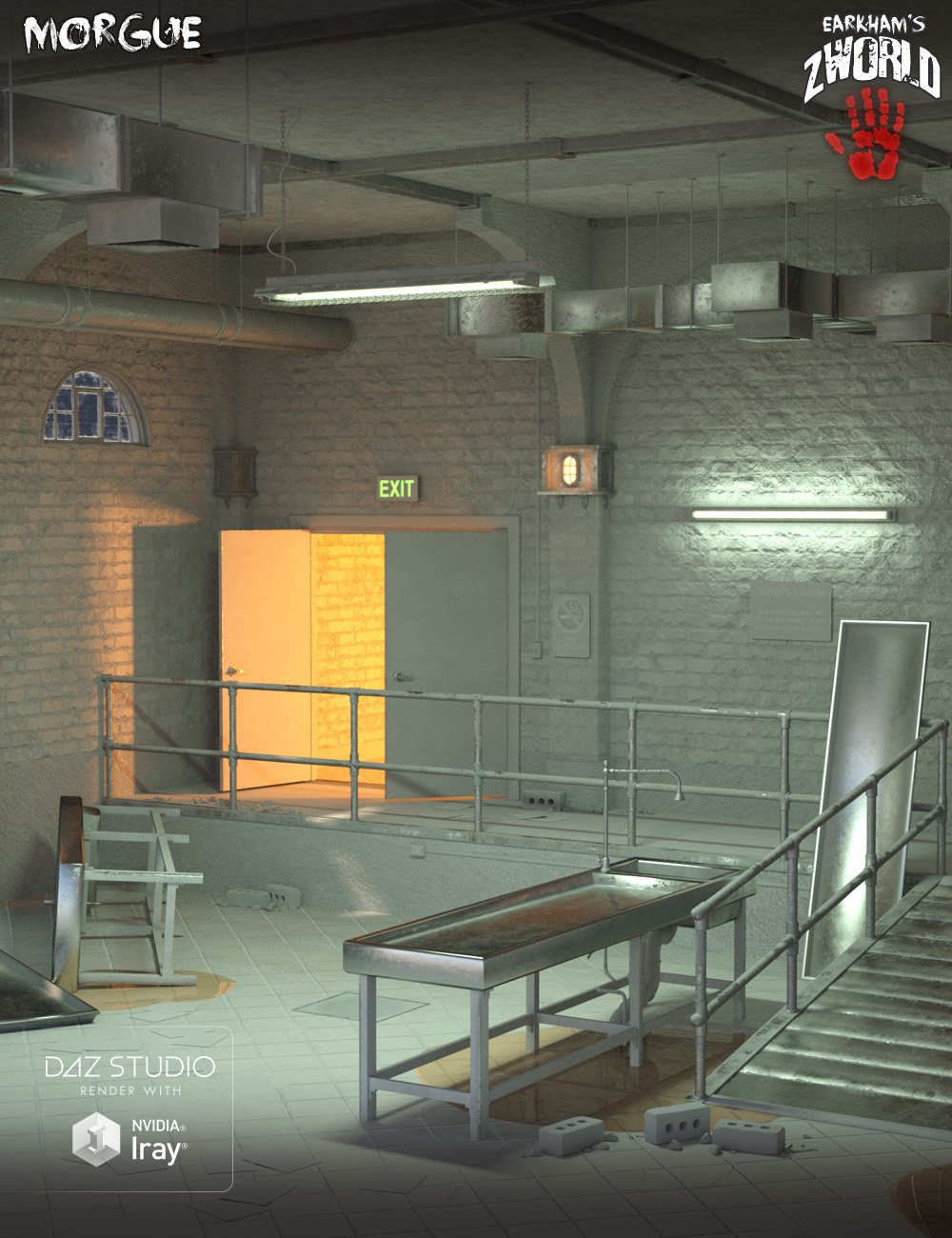 EArkham's ZWorld Morgue EArkham's ZWorld Morgue by: E-Arkham, 3D Models by Daz 3D