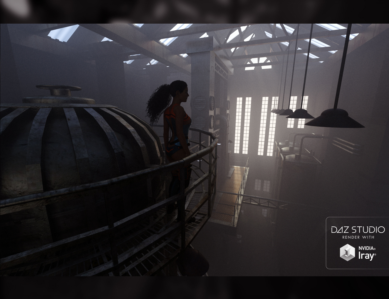 Abandoned Factory Floor Abandoned Factory Floor by: ForbiddenWhispersDavid Brinnen, 3D Models by Daz 3D
