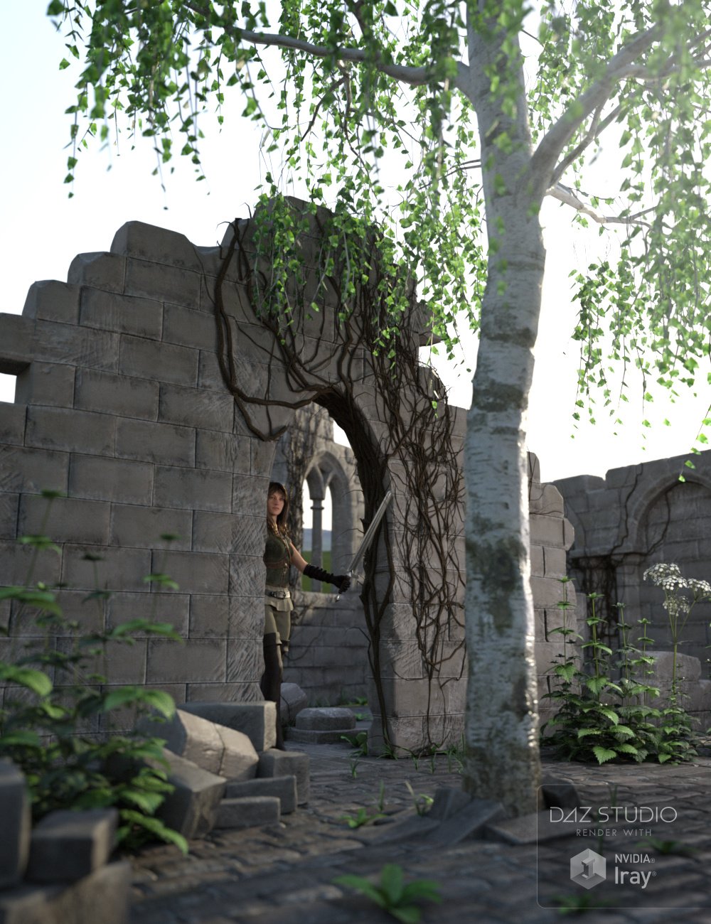 Archaic Ruins Archaic Ruins by: Merlin Studios, 3D Models by Daz 3D
