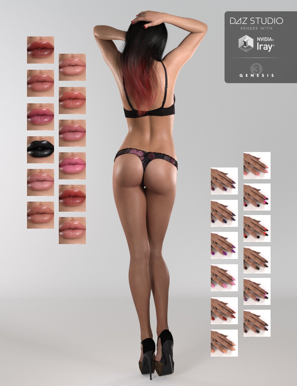 DT- Amanda for Genesis 3 Female(s) by: Digital Touch, 3D Models by Daz 3D