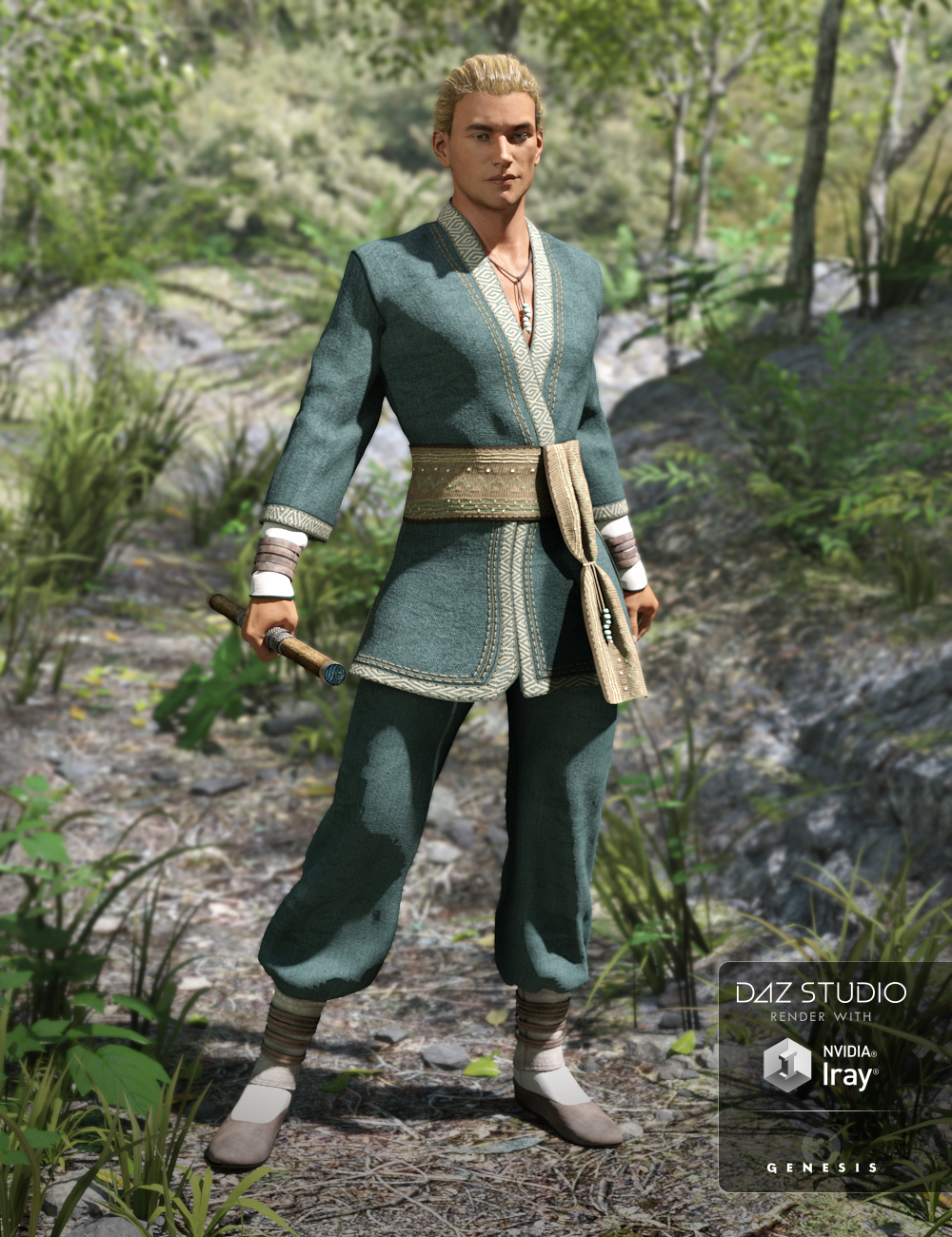 Ice Bandit Outfit for Genesis 3 Male(s) by: Nikisatez, 3D Models by Daz 3D