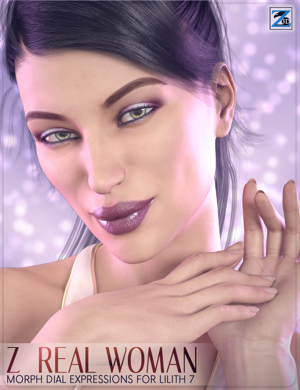 Z Real Woman Expressions for Lilith 7 by: Zeddicuss, 3D Models by Daz 3D