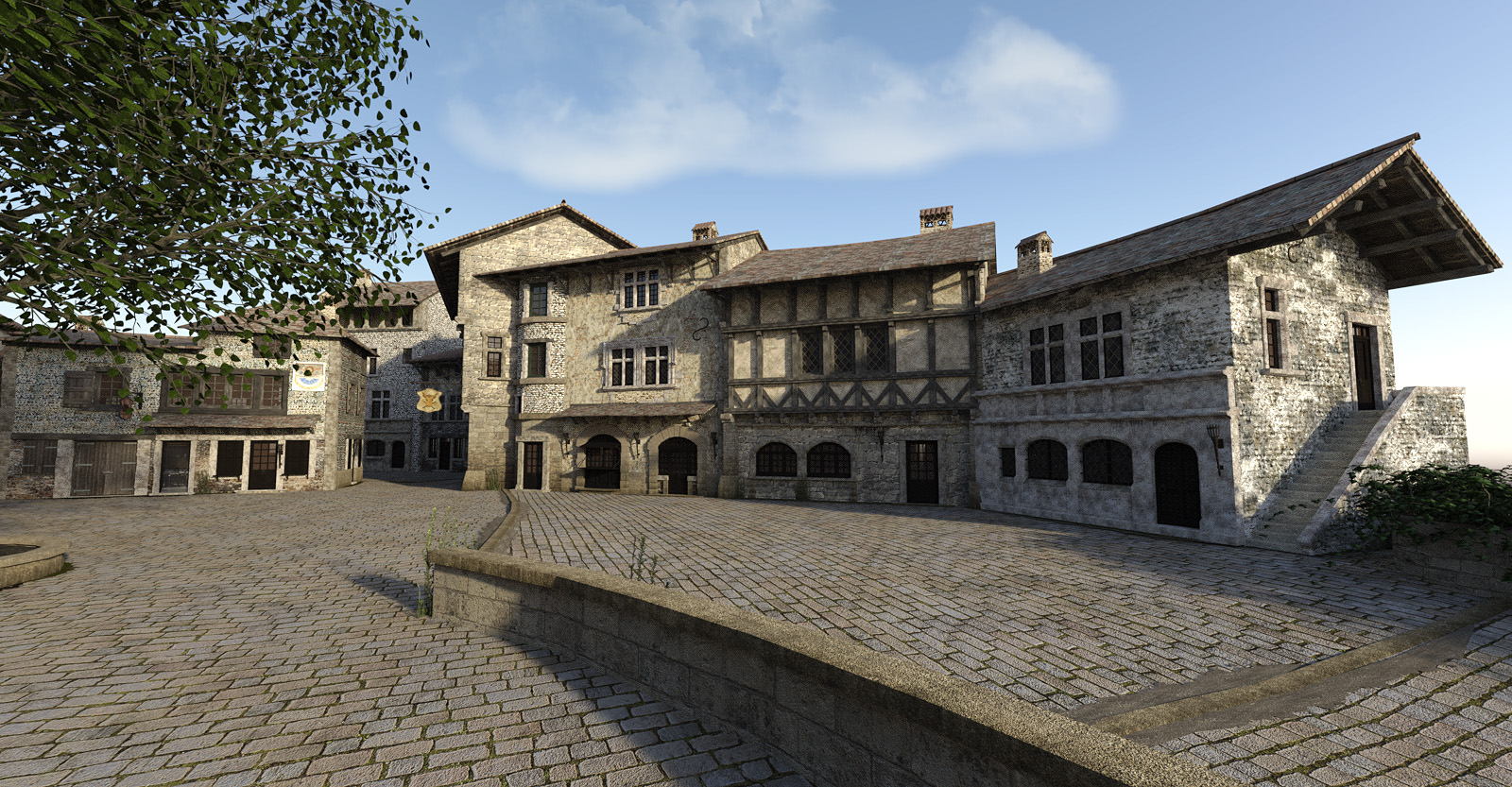 Perouges, Medieval Village by: Faveral, 3D Models by Daz 3D