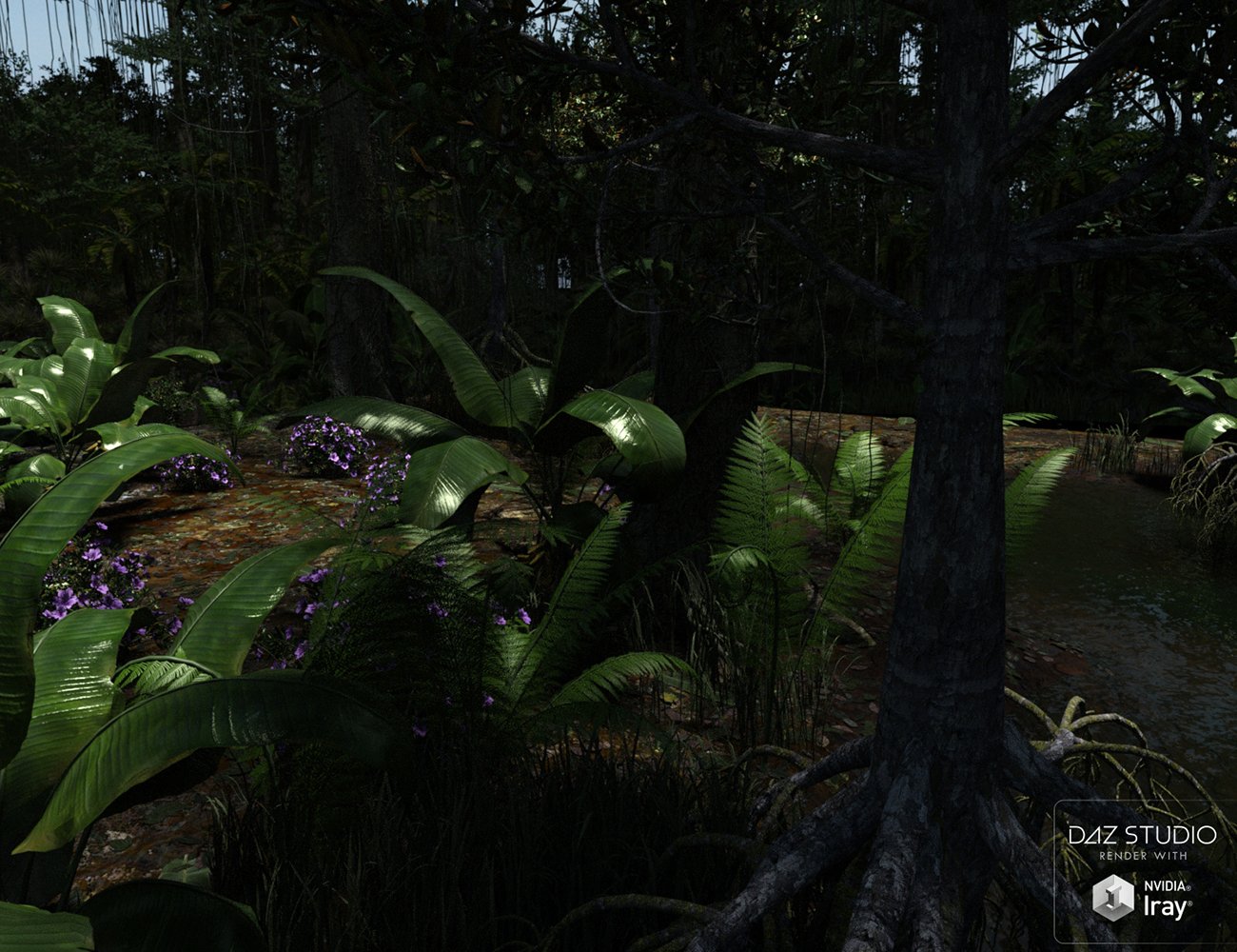 Dynamic Jungle Rainforest Dynamic Jungle Rainforest by: Alessandro_AMLMX3D, 3D Models by Daz 3D